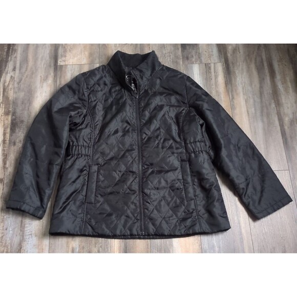 Calvin Klein 3 In 1 All Weather Jacket System Women's Black Size XXL Quilted - Picture 1 of 8